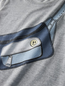 NAME IT T-shirt Fum Grey Melange